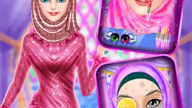 Hijab Girl Salon- Muslim Fashion Princess Makeover скриншот 2