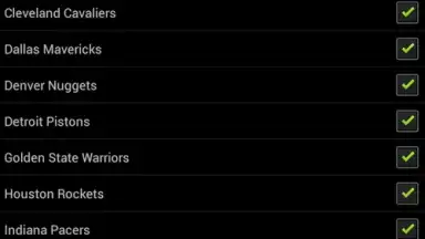 Basketball Livescore Widget скриншот 12