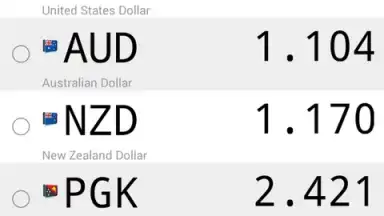 Daily Currency Rates скриншот 2