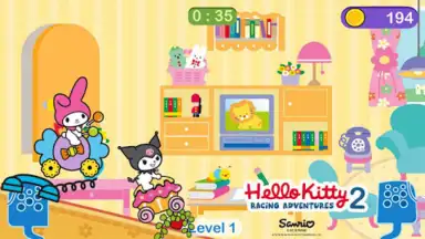 Hello Kitty games - car game скриншот 2