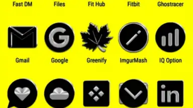 Black Icon Pack Free скриншот 6