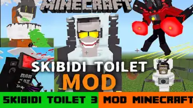 SKIBIDI TOILET 3 for Minecraft скриншот 3