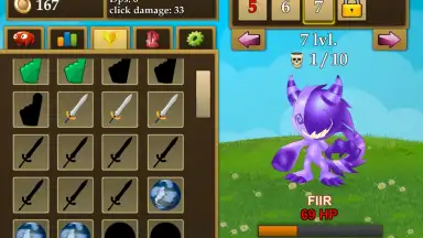 Fantasy Clicker скриншот 1