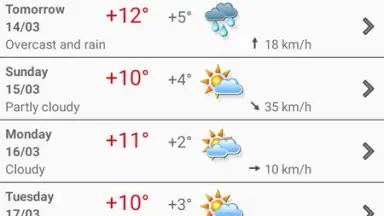 ForecaWeather скриншот 5