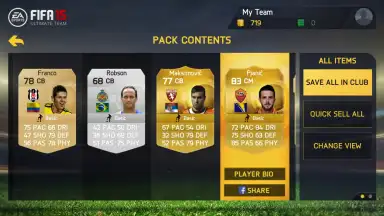 FIFA 15 Ultimate Team скриншот 7