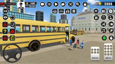 Offroad School Bus Driver Game скриншот 4