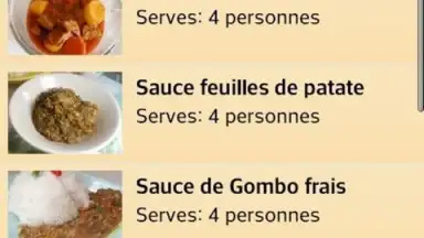 Recettes Africaines скриншот 3