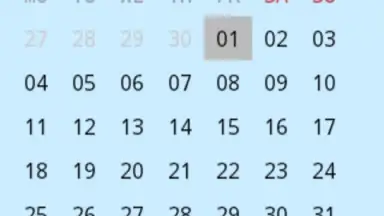 Simple Calendar скриншот 4