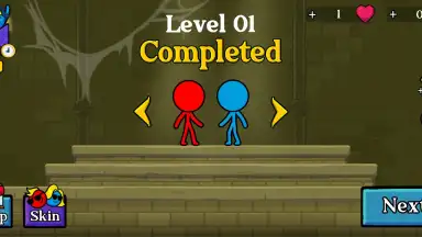 Red and Blue Stickman скриншот 7
