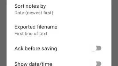 Notepad скриншот 2
