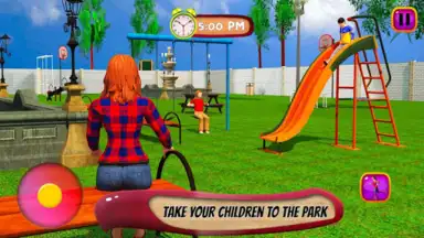 Virtual Mother Life Simulator - Baby Care Games 3D скриншот 7