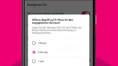Telekom Mail скриншот 2
