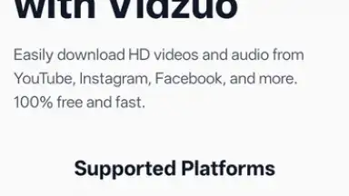 Download Videos from All Social Media - Vidzuo скриншот 1