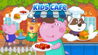 Kids Cafe with Hippo скриншот 8