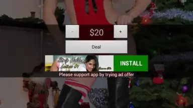 Sexy Strip Blackjack Christmas скриншот 2