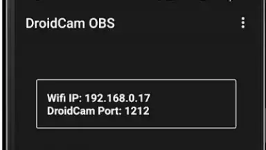 DroidCam OBS скриншот 1