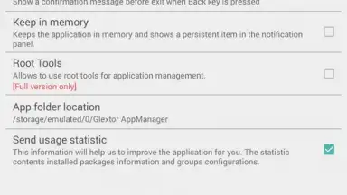 Glextor AppManager скриншот 4