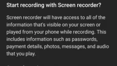 Samsung Record screen скриншот 2