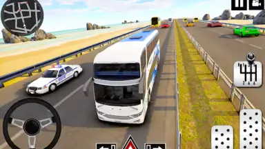 Coach Bus Driving - Bus Games скриншот 2