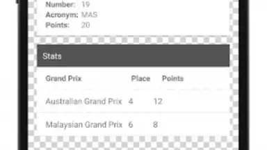 Formula Race Calendar скриншот 3