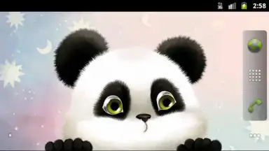 Panda Chub Live Wallpaper Free скриншот 1