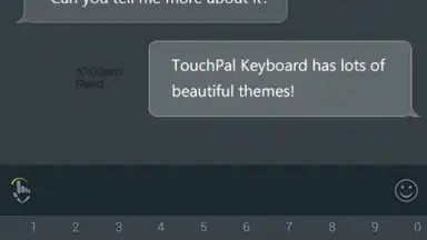 Android L Lime TouchPal Theme скриншот 2