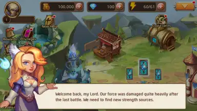 Heroes Legend: Idle Battle War скриншот 3