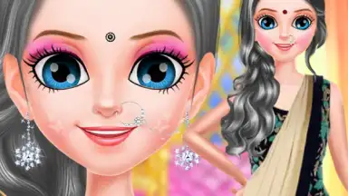 Indian Gopi Doll Makeover- Indian Bridal Fashion скриншот 1