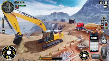 Excavator Truck Simulator Game скриншот 2