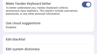 Yandex Keyboard скриншот 8
