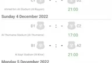Live Scores for World Cup 2022 скриншот 6