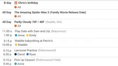 Cozi Family Calendar скриншот 2