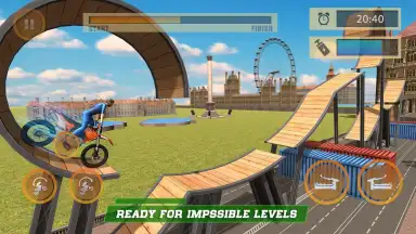 London City Motorbike Stunt Riding Simulator скриншот 4