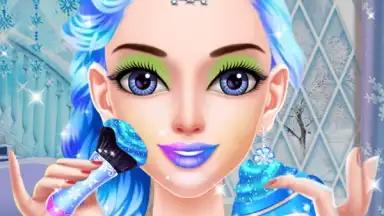 Ice Queen Makeup Dress Up скриншот 6