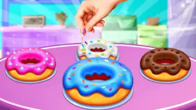 Ice Cream Shop Cone Maker Game скриншот 1