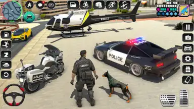 Police Thief Games: Cop Sim скриншот 1