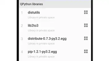 QPython3 скриншот 1