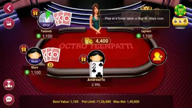 Teen Patti Octro скриншот 5