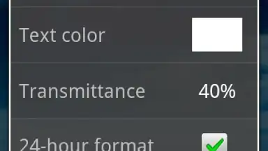 Seconds Clock Widget скриншот 2