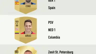 FUT 18 DRAFT скриншот 7