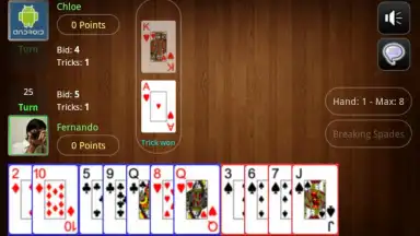 Live Spades Pro скриншот 2