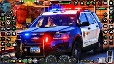 US Police Games Car Games 3D скриншот 1