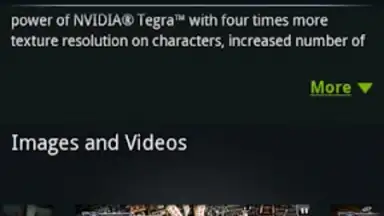 NVIDIA TegraZone скриншот 3