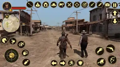 West Cowboy Games Horse Riding скриншот 4