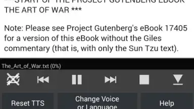 Voice Aloud Reader скриншот 4