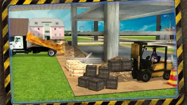 Construction Trucker 3D Sim скриншот 14
