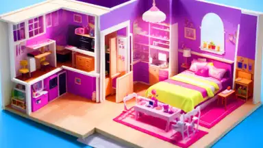 Doll House Design: Girl Games скриншот 4