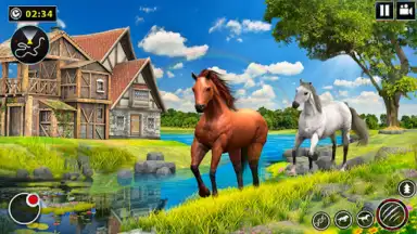 Wild Horse Family Simulator скриншот 7