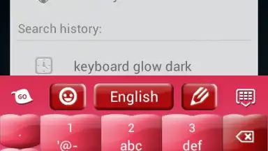 Pink Keyboard Hearts Glow скриншот 3