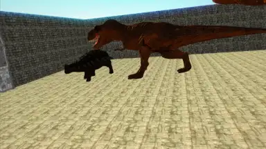 Dino Anky vs T-Rex Colloseum скриншот 1